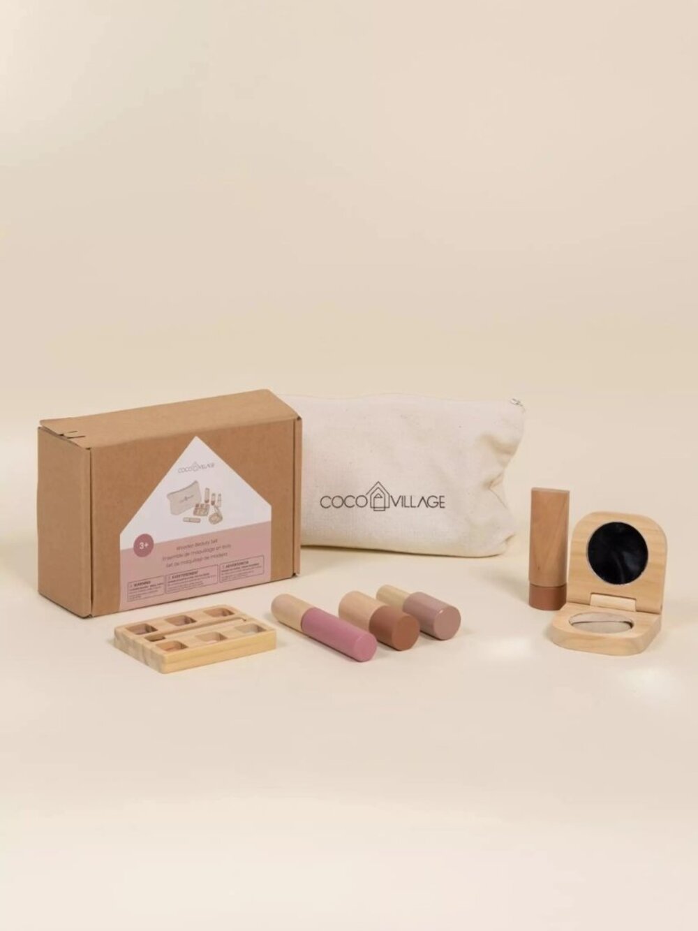 Wooden Beauty Set.  Wooden play makeup